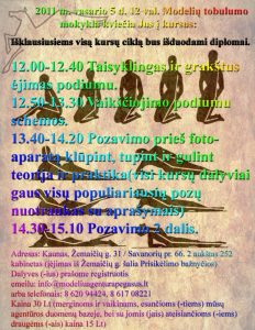 Read more about the article Modelių pozavimas klūpint, tupint ir gulint