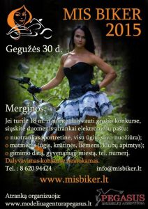 Read more about the article GROŽIO KONKURSAS „MIS BIKER 2015“