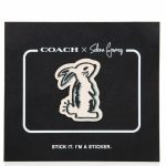 Coach x Selena Gomez_39546_Selena Bunny Sticker_Chalk 1